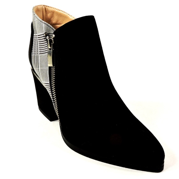 ALESSANDRO DI MARIA 🇮🇹 WOMEN'S BLACK SUEDE COMFORT BOOTIE - Picture 3 of 8